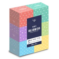 Blondy 迷你柔膚面紙, 6個, 1組