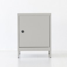 마켓비 MKB 캐비넷 1문 수납장 480640, 라이트그레이