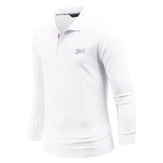 DAKUANG 男士 Three Under 高爾夫長袖翻領T恤 E06P7_ql4032