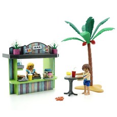 playmobil 摩比人 海灘小吃店人偶 70437, 1個