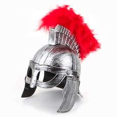 PARTYHAE 派對羅馬戰士頭盔, 銀色, 1個