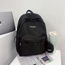 FROM HEAVEN Windy 鑰匙圈迷你小包+後背包組合 H755, 黑色的