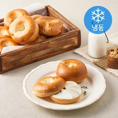 플레인 미니 베이글 (냉동), 500g, 1개