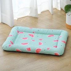 PASTEL PET 寵物用圖案防水涼墊, 綠色, 1個