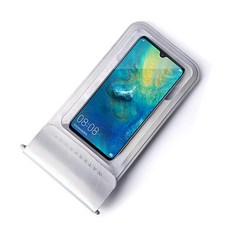 BLACK CREW 水上樂園手機防水保護袋 BW013, 銀色, 1個