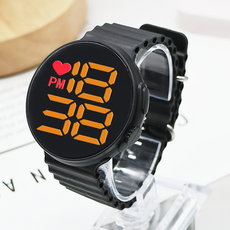 데일리네스트 간편한 스포츠시계, 블랙, 1개