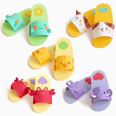 minhwashop EVA拖鞋製作, 10個, 貓咪, 螃蟹, 大象, 青蛙, 小雞