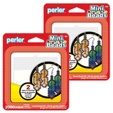 perler 拚豆製作配件, 耳環, 2個