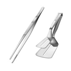 WAGENSTEIGER Zwei 不鏽鋼翻面鏟 + 不鏽鋼料理夾, 單一顏色, 1套
