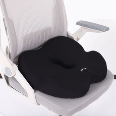 今日 6D 新一代 辦公室 書房 孕婦 新型 人體工學坐墊, 黑色