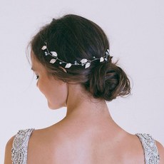 Make Mine 自助輕婚禮拍攝飾品 花朵髮夾, 銀色