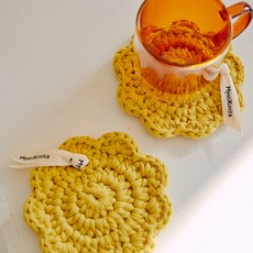 MystiKotita Tteutta Tea Coaster 克拉拉針織DIY套組, 1套, 萊姆綠
