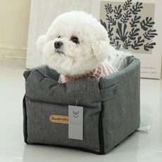 REDPUPPY 寵物 Monarch 中控臺汽車座椅 寵物坐墊, 深灰色, 1個