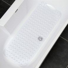 Sonio 彩色防滑浴缸墊 53 x 53 cm, 02透明白色, 1個