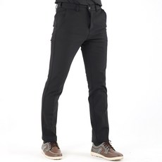 보이투맨 남성용 솔리드 노턱 스판 기모 골프 바지 KBL738