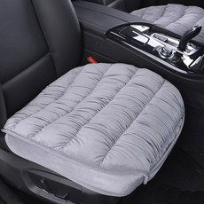 인더카 壓花超細纖維全包覆車用坐墊, 銀色, 1個