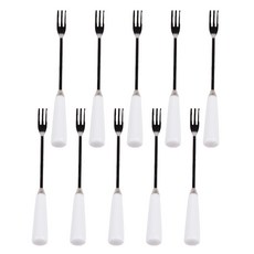 Bloom at home 圓柄水果叉, 混色, 10個