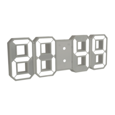 Kinyo LED立體數字鐘 TD-395, 白色