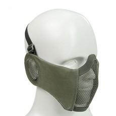 월드25-AA230 서바이벌게임 안면보호 MTB 귀보호 마우스가드, 1개, 그레이