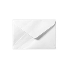 2Youngdesign 迷你信封, 白色的, 1個