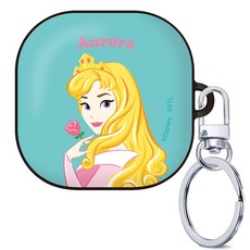 Sleeping Beauty 睡美人 迪士尼公主 Galaxy Buds2 保護殼, 睡美人 薄荷綠, 單一商品