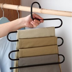 Standard Living 堅固S形褲架, 黑色, 3個