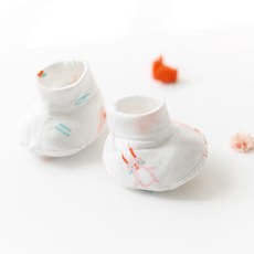 맘스네이처 유아용 순면 오가닉 발싸개 자가드