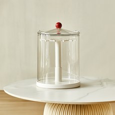 순잠 회전형 블라인드 박스 디스플레이 스탠드 뚜껑형, 화이트