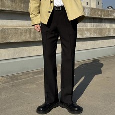 머시따 남성용 레귤러 세미 와이드 슬랙스
