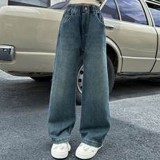 Starbean 女童愛心亮點休閒丹寧長褲