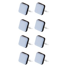 KHOME 家具鐵氟龍墊 釘子型 方形 30mm 8入, 單一顏色, 1個