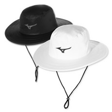 Mizuno 美津濃 RB叢林漁夫帽高爾夫球帽 52KW2380, 白色 黑色