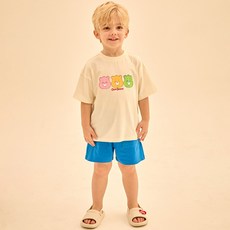 Care Bears 兒童款 彩虹熊 寬鬆版上下套裝