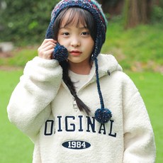 女童 Shudi 泰迪絨刷毛 Anorak 套頭衫 J7078