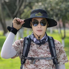 Ed 釣魚露營登山帽 Type 2, 1個, 黑色