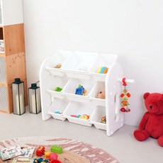 미루 초이스 3단 와이드 베이직 정리함, 화이트, 1개