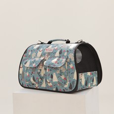 펫데일리 반려동물 이동식 가방, Bear Village, 1개
