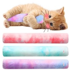 Yomi Pet  貓薄荷木天蓼長條玩具3件組, 1組, 紫色、薄荷色、紅色