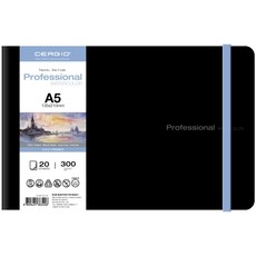 CERGIO 專業旅行素描本中間MOK 300G CE300-CP/A5 20便士, 1個, A5