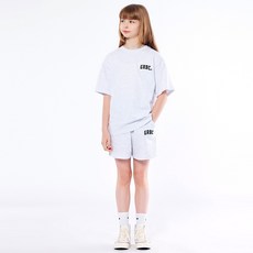 고스트리퍼블릭 아동용 GRBC 시그니처 오버핏 반팔티 쇼츠 트레이닝 세트 JTS-J33704