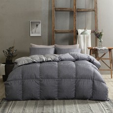 라셀렌 샤인에코 헝가리 90 컬러 구스다운 이불, 딥그레이