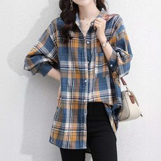 Chichills 女款 Juventus 復古外搭格紋襯衫 12266