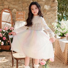 Bebezoo 女童粉彩公主連身裙