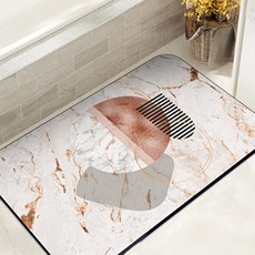 Wiederhome 多用途大理石紋地墊, 棕色