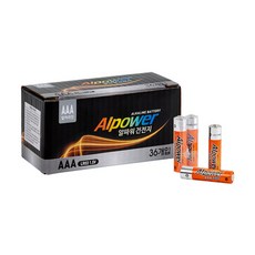 알파 알파워 건전지 알카라인 AAA, 36개입, 1개