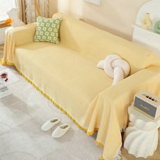 GUNU 四季沙發毯 蓋毯, 黃色, 1個