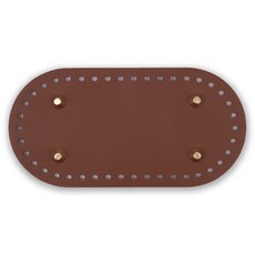 Jinga包底 橢圓形 23 x 13 cm, 1個, 棕色