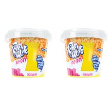 폼얼라이브 버켓 모래놀이 2p, 네온엘로우, 200g