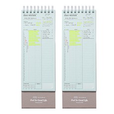 PLEPIC Press Check Planner Tall Perpetual 2p, 每日追踪器