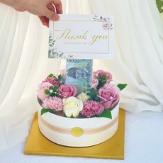 러블리팜 향기로운 반전 용돈케이크 세트, 체리블러썸, 1개